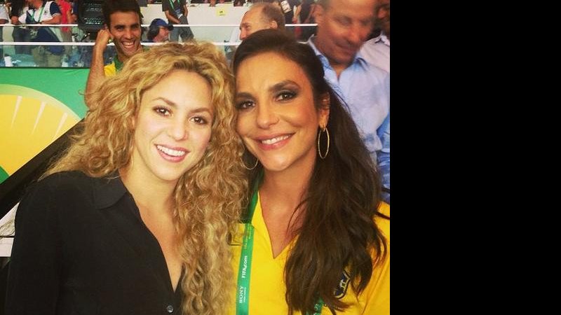 Shakira e Ivete Sangalo no Maracanã - Instagram/Reprodução