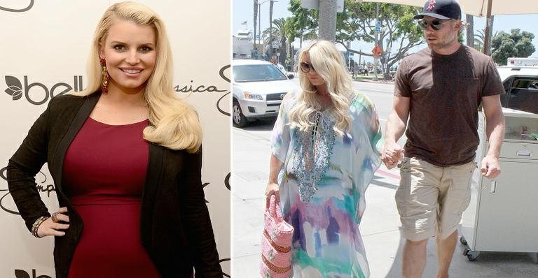 Nasce segundo filho de Jessica Simpson - Foto montagem