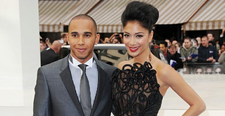 Lewis Hamilton e Nicole Schezinger - Getty Images