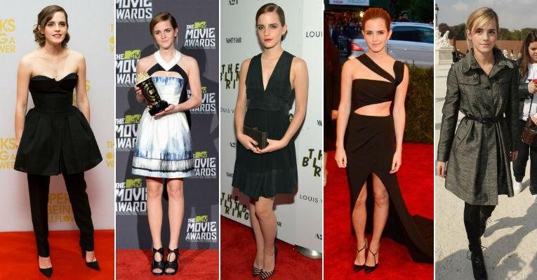 É possível viver com apenas 8 pares de sapato como Emma Watson. Veja como! - Foto-montagem/ Getty Images