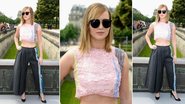 Jennifer Lawrence no desfile da Dior na Semana de Alta-Costura de Paris - Foto-montagem