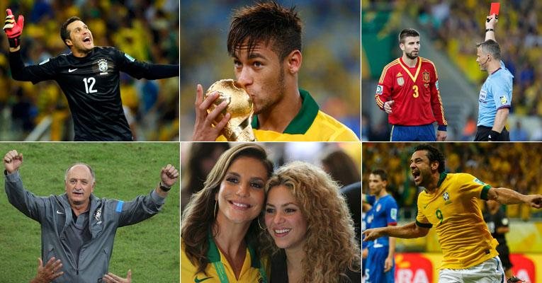 Relembre os melhores momentos dos bastidores e do Brasil na Copa das Confederações! - Fotomontagem/Reuters