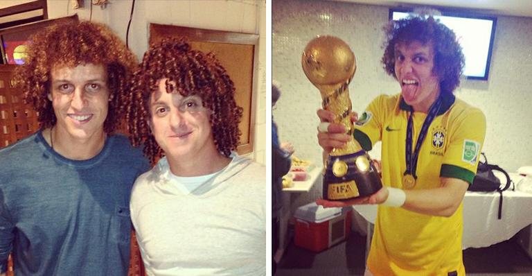 Luciano Huck e David Luiz - Instagram/Reprodução