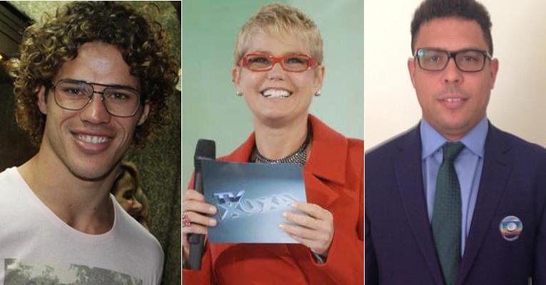 Conheça os estilos de José Loreto, Xuxa e Ronaldo com óculos de grau e inspire-se! - Fotomontagem