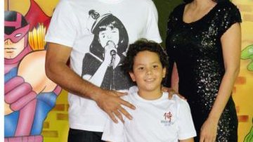 Ronaldo celebra os 8 anos do filho com Michele. - Anderson Borde / AgNews