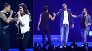 Ivete Sangalo e Zezé Di Camargo e Luciano prestigiam Naldo em gravação de DVD - Leo Franco e Francisco Cepeda /AgNews