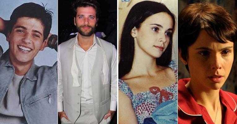 Bruno Gagliasso e Débora Falabella são alguns dos atores de 'Chiquititas' que deslancharam na carreira após a novela - Fotomontagem