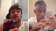 Neymar personaliza as capinhas do seu celular - Instagram/Reprodução