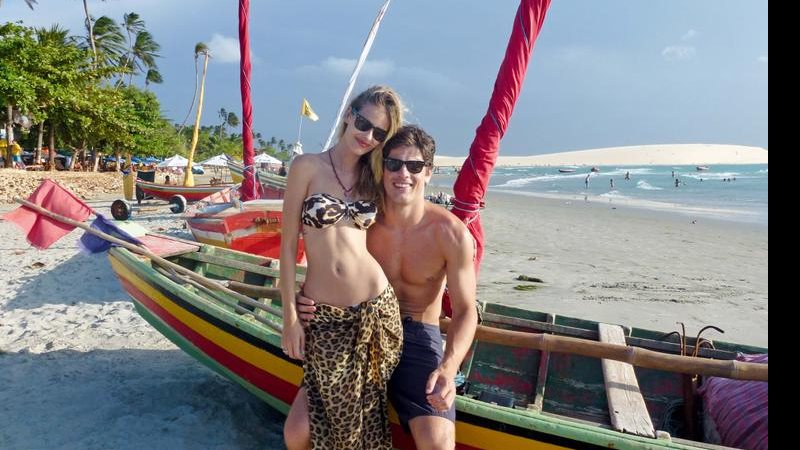 Yasmin Brunet e Evandro Soldati. - -