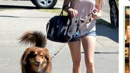 Amanda Seyfriend e seu cão, Finn. - AKM-GSI/AKM-GSI