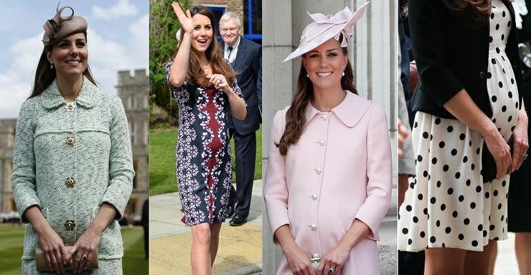 A chegada do bebê real pode acontecer a qualquer momento! Relembre momentos da gravidez de Kate Middleton enquanto isso - Getty Images/Foto montagem