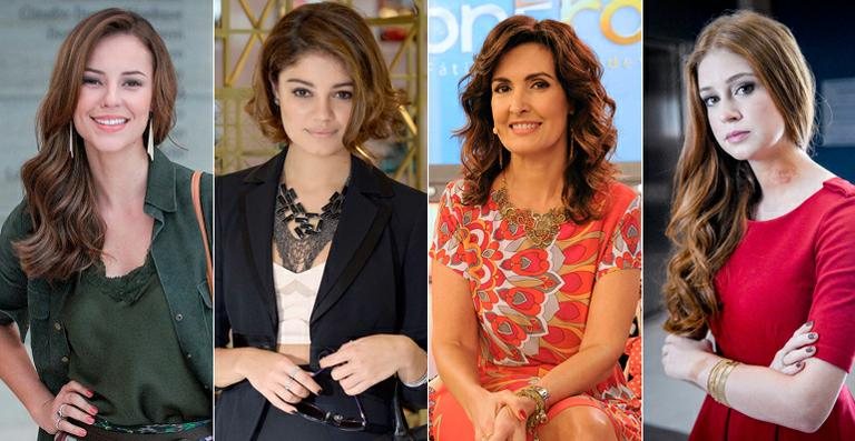 Paolla Oliveira, Sophie Charlotte, Fátima Bernardes e Marina Ruy Barbosa - TV Globo