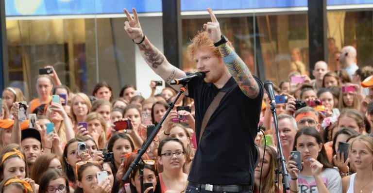 Ed Sheeran faz show em Nova York - Getty Images