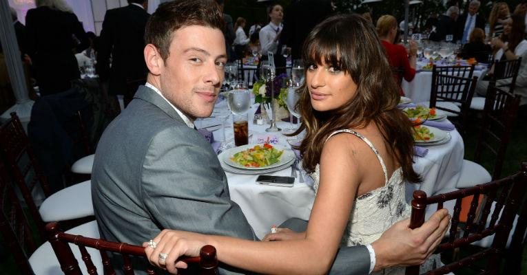 A última foto de Cory Monteith com a namorada Lea Michele foi feita há pouco mais de um mês - Getty Images