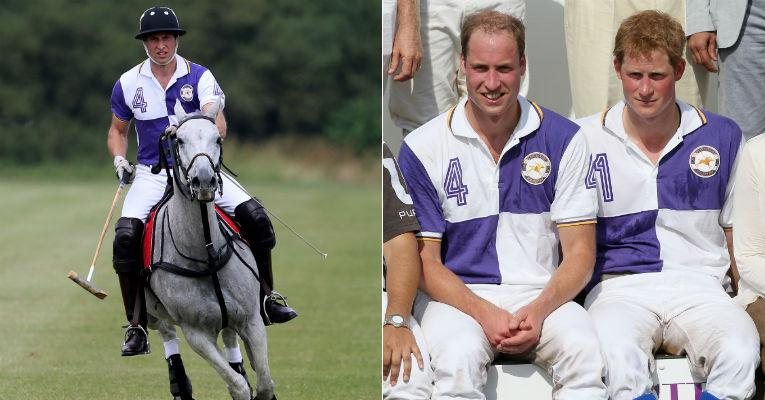 Príncipe William participa de jogo de polo com o irmão Harry - Getty Images