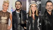 Pink, Eminem, Brooke Mueller e Dave Gahan - Getty Images