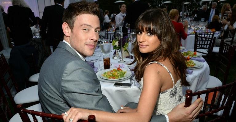 Cory Monteith e Lea Michele durante evento em junho - Getty Images