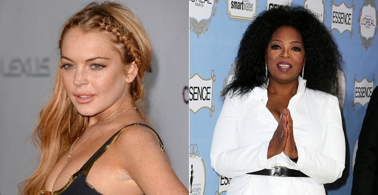 Lindsay Lohan e Oprah Winfrey - Getty Images