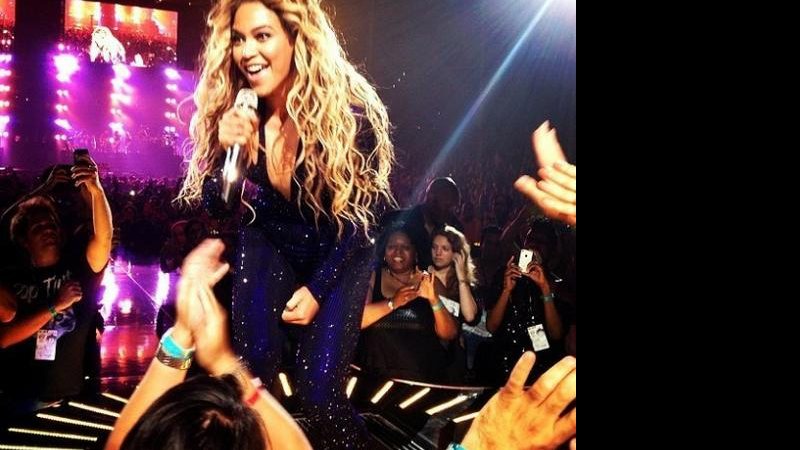 Beyoncé durante show em Atlanta, nos Estados Unidos - Reprodução