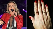 Claudia Leitte usa anéis com os nomes de Davi e Rafael - Reprodução/Instagram