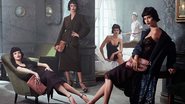 Na França, a gaúcha Gisele Bündchen e a paranaense Isabelli Fontana brilham em ensaio. Elas com Karen
Elson e Carolyn Murphy. - Thunder/The Grosby Group