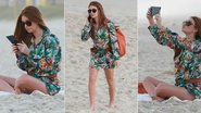 Marina Ruy Barbosa em praia no Rio de Janeiro - Dilson Silva/AgNews