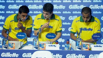 Paulinho, Oscar e Lucas. - Francisco Cepeda/Agnews