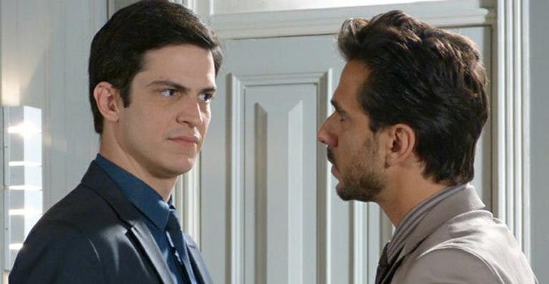 Félix (Mateus Solano) e Jacques (Júlio Rocha) em 'Amor à Vida' - Reprodução / TV Globo