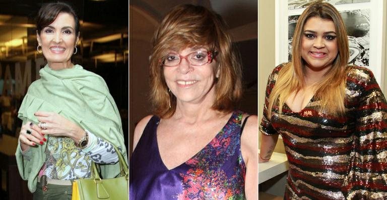 Fátima Bernardes, Gloria Perez e Preta Gil - Arquivo CARAS