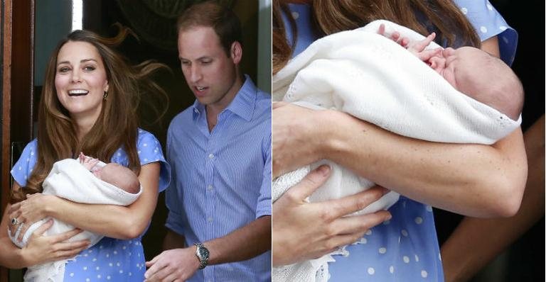 Kate Middleton e o príncipe George - Reuters