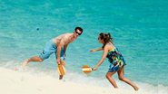 Andy Murray viajou às Bahamas, no Caribe, com a namorada, a artista Kim Sears. - Splash News/AKM-GSI