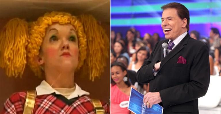 Silvio Santos faz pegadinha com anões - Reprodução e Roberto Nemanis/SBT