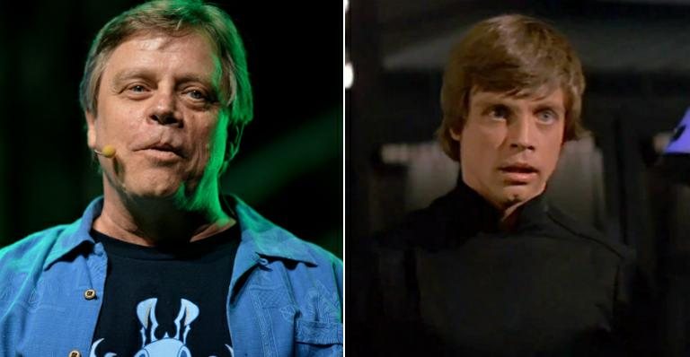 Mark Hamill, que interpretou Luke Skywalker - Getty Images e Reprodução