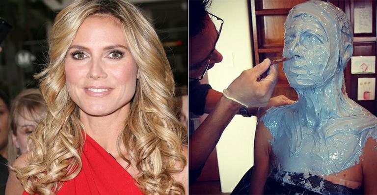 Heidi Klum faz a sua fantasia para o Halloween de 2013 - Reprodução/Instagram