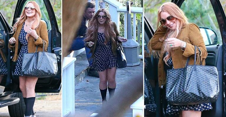 Lindsay Lohan deixa a clínica de reabilitação pela sexta vez - AKM-GSI