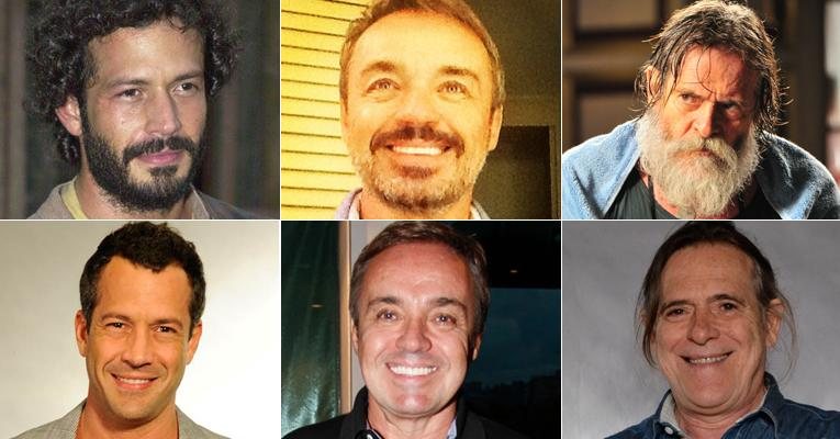 Veja como os famosos ficam com e sem barba! - Fotomontagem