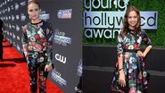 Holland Roden e Bailee Madison com a mesma estampa da britânica Ted Baker - Getty Images