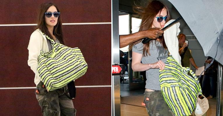 Grávida, Megan Fox tenta esconder sua barriga - Splash News