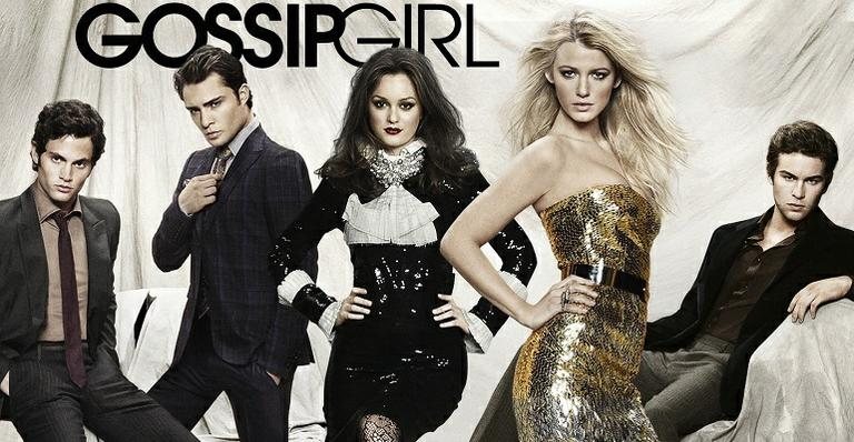 Penn Badgley, Ed Westwick, Leighton Meester, Blake Lively e Chace Crawford - Divulgação