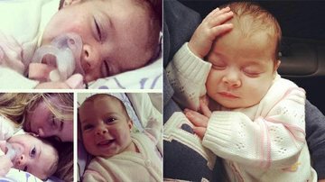 Maria Eduarda, filha de Debby, completa dois meses de vida e recebe o carinho da mãe - Instagram/Reprodução