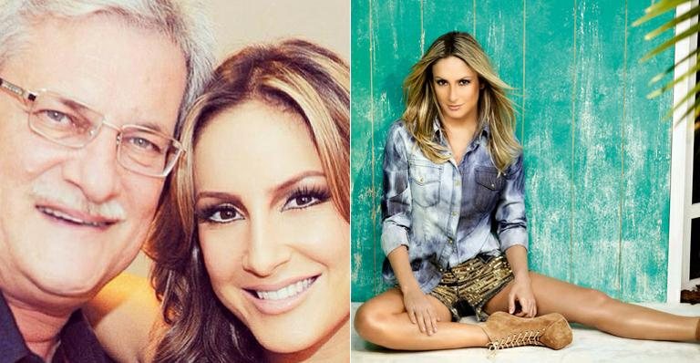 Claudia Leitte e o pai, Claudio Inacio - Instagram/Reprodução e André Schiliro