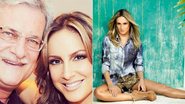 Claudia Leitte e o pai, Claudio Inacio - Instagram/Reprodução e André Schiliro