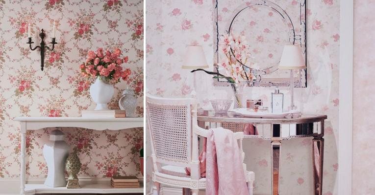 Veja como decorar a casa com estampa floral - Foto-montagem