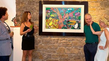 Talento de Romero Britto é celebrado na Suíça. - -