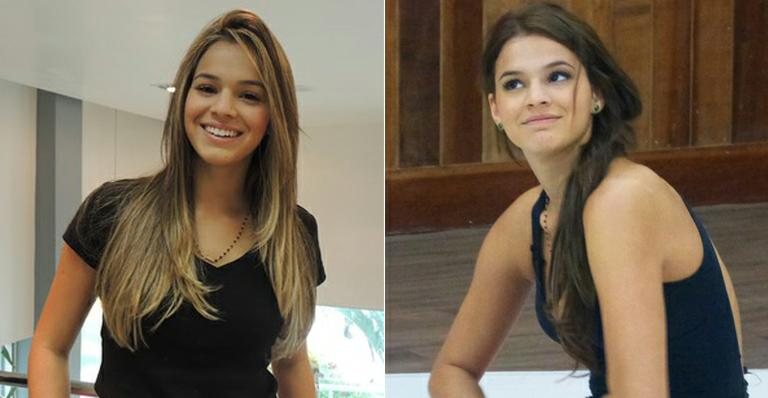 Bruna Marquezine desiste de cabelos loiros e volta a ser morena - Divulgação e TV Globo