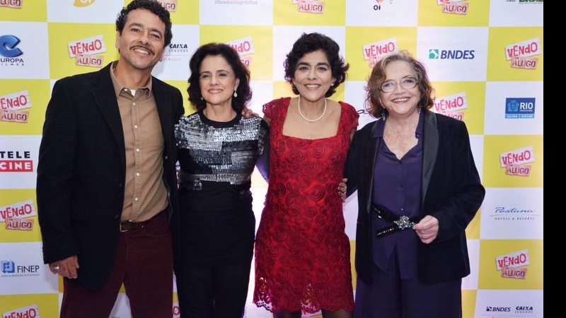 Marcos Palmeira, Marieta Severo, Betse de Paula e Nathalia Timberg. - Felipe Assumpção/AgNews