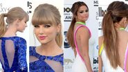 Aprenda a fazer um rabo de cavalo volumoso, como os já usados por Taylor Swift e Selena Gomez - Fotomontagem/Getty Images