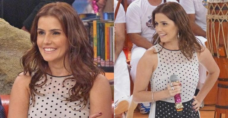 Deborah Secco no programa 'Esquenta' - Esquenta/TV Globo