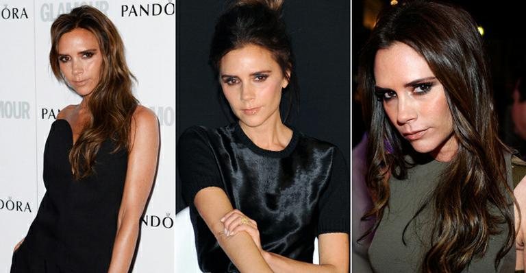 Victoria Beckham sempre aparece séria nas fotos - Getty Images