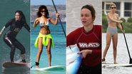 Conheça as famosas que são fãs do surfe! - Fotomontagem